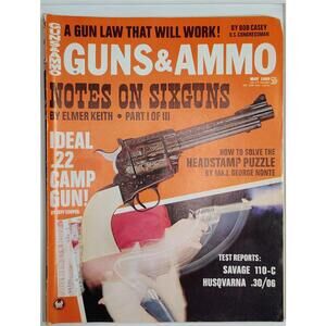 1969 Guns and Ammo Magazine May Issue Notes on Sixguns Ideal .22 Camp Gun